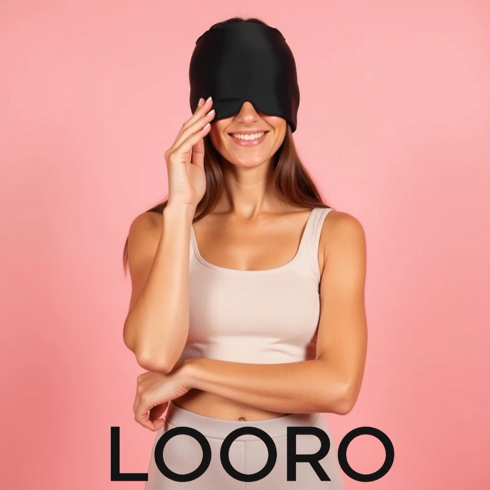 מסכה להקלה בכאבי ראש ועיניים - ™ LooroRelief